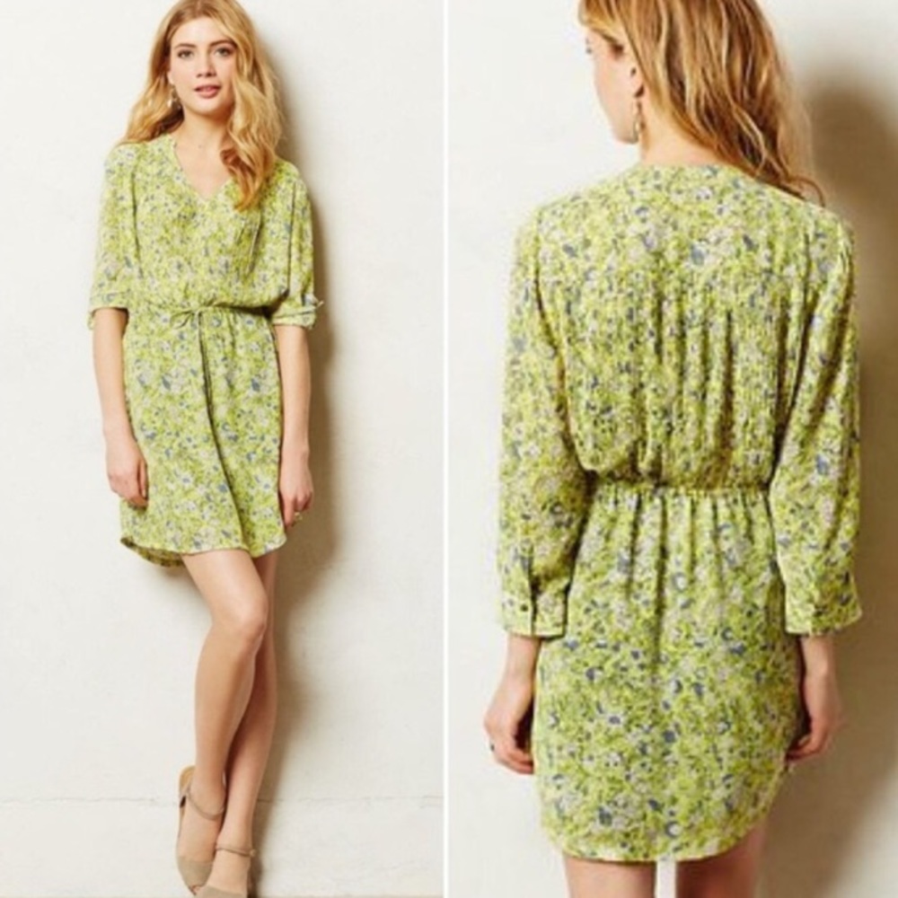 Anthropologie Maeve Spring Floral Dress